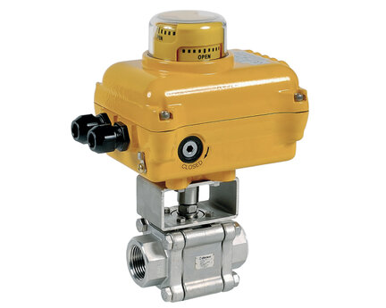 Zawór kulowy nierdzewny 703 BSP 2" + SA05 napęd elektryczny 230V AC / DP=10bar max