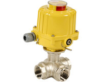 Zawór kulowy  513-L 1/4" + SA03 230V napęd elektryczny 230V AC / DP=10bar max