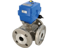Zawór kulowy nierdzewny  785-L DN65 + TCR-40N napęd elektryczny 230V AC