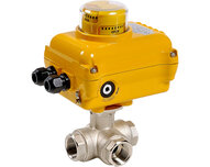 Zawór kulowy  513-L 3W BSP 2" + SA05 napęd elektryczny 230V AC / DP=10bar max