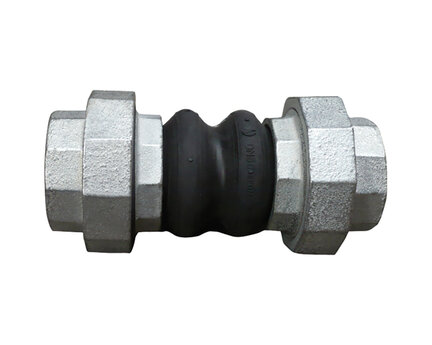 Mieszek kompensacyjny elastomerowy, gwint G 1"1/2, EPDM z przyłączami żeliwnymi, seria 1504 (1504008) – Sferaco