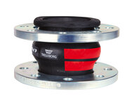 Mieszek kompensacyjny L130 mm, DN32, EPDM wysokotemperaturowy, podwójny, czerwony, seria 1562 (1562032) – Sferaco