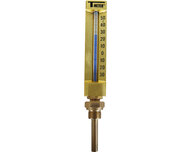 Termometr pionowy prosty H150 mm, trzpień 100 mm, zakres 0/+120°C, seria 1672 (1672001) – Sferaco