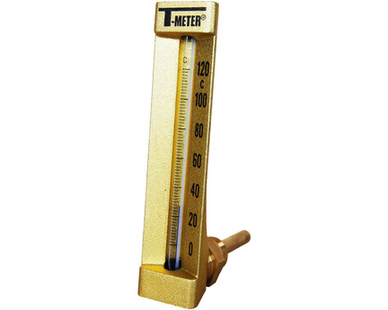 Termometr pionowy kątowy H200 mm, trzpień 63 mm, zakres 0/+200°C, seria 1676 (1676003) – Sferaco
