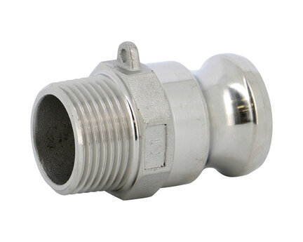Złączka kłowa, adapter z gwintem zewnętrznym F 4", stal nierdzewna, seria 2246 (2246012) – Sferaco