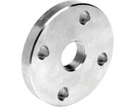Kołnierz płaski gwintowany, gwinty wewnętrzne G 4", PN10/16, stal nierdzewna 304L, seria 2PT (2PT100) – Sferaco
