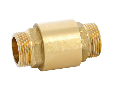 Zawór zwrotny z podwójnym prowadzeniem, gwint G 1/2", mosiądz 4MS, ACS, seria 328 (328004) – Sferaco