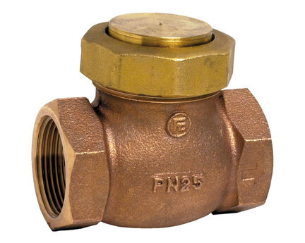 Zawór zwrotny grzybkowy pionowy DN2", korpus z brązu, seria 350 (350009) – Sferaco
