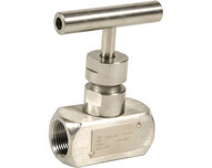 Zawór iglicowy, gwinty wewnętrzne NPT 1/4", stal nierdzewna, seria 487 (487002) - Sferaco