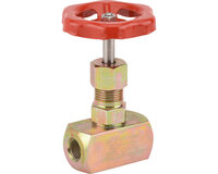 Zawór iglicowy, gwinty wewnętrzne G3/8", stal kuta, seria 489 (489003) - Sferaco