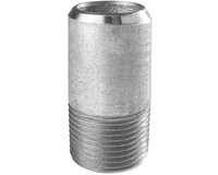 Półnypel rurowy bezszwowy, gwint zewnętrzny G 3", długość 100 mm, EN 10241, stal czarna, seria 530AT3 (530AT3N10080) – Sferaco