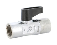 Mikrozawór kulowy, gwinty wewnętrzne G 1/8", mosiądz, seria 691 (691001) – Sferaco