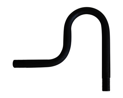 Wężyk przyłączeniowy U, gwinty zewnętrzne G 1/2", stal węglowa, seria 9880206 (9880206) – Sferaco