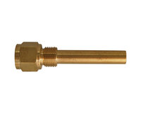 Tuleja termometryczna, gwint wewnętrzny G 1/2", długość 110 mm, zanurzenie 100 mm, korpus mosiężny, seria 9880221 (9880221) – Sferaco