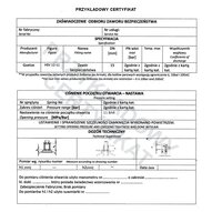 Certyfikat UDT dla zawory bezpieczeństwa
