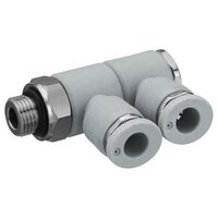 Złączka wtykowa kątowa podwójna Banjo z gw. zewn. QR1-S-RW2-G038-DA08 (R412005149) - Aventics