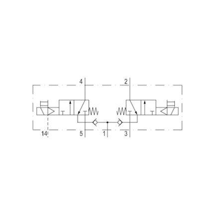 Zawór ISO 5599-1 V581-3/2CC-024DC-I1-2CNF-HUX-AA-X-S-T0 (R402003722) - Aventics