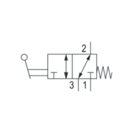 Zawór mechaniczny CD04-3/2NC-SR-HL-G018-G018-S (5634040100) - Aventics