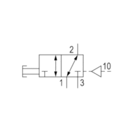 Elektrozawór CD07-3/2NC-PN-BU-M014-M014-S (5634469110) - Aventics