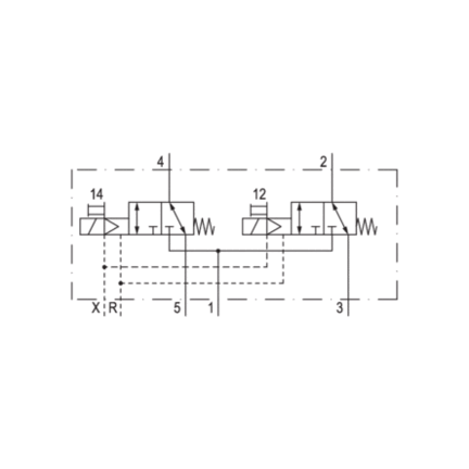 Elektrozawór 2x3/2, seria HF04 (0820062102) - Aventics