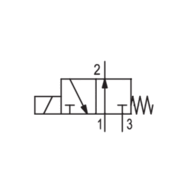 Elektrozawór wspomagający (zawór pilot) 3/2NO-024DC (1827414006) - Aventics