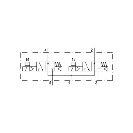 Elektrozawór 2x3/2, seria LS04-AF (LS04-3/2OO-024DC-AF-I-MO-D4-NE) (R422103571) - Aventics