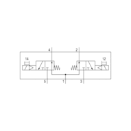 Elektrozawór ES05-2X3/2-OO-D3/8 (R422103172) - Aventics