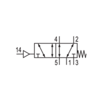 Elektrozawór TC15-5/2XX-SR-E-SGL (0820258002) - Aventics