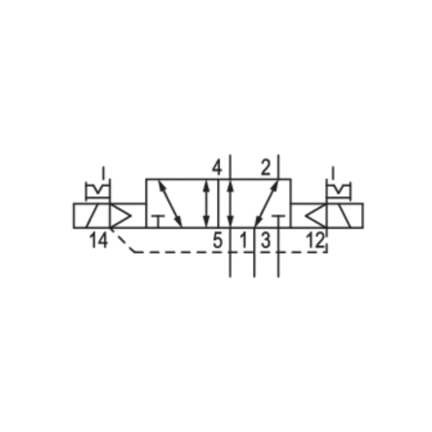 Elektrozawór TC08-5/2XX-DO-024DC-E-FORM_C-SGL (0820060551) - Aventics