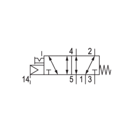 Elektrozawór CD12-5/2XX-SR-024DC-E-G012-G012-EN175301 (5725480220) - Aventics