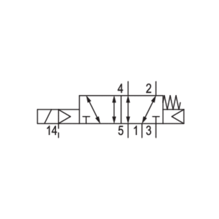 Elektrozawór do wyspy AV05-5/2AS-VT00-024VDC-NO (R422103077) - Aventics