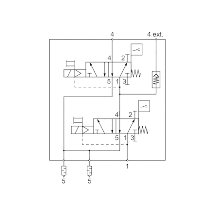 Zawór podwójny IS12-PD-024DC-FORM (R422003192) - Aventics