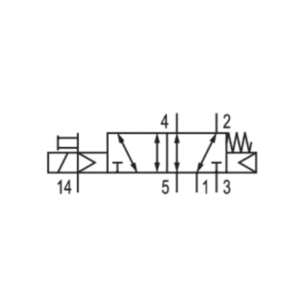 Elektrozawór TC08-5/2XX-AS-024DC-E-FORM_C-SGL (0820060176) - Aventics