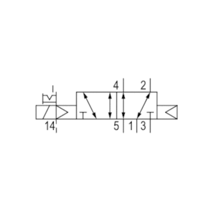 Elektrozawór HF02-5/2AR-024DC (0820056001) - Aventics