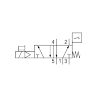 Elektrozawór IS12-5/2NC-SR-024DC-I-ISO5599G (R422102678) - Aventics