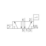 Elektrozawór IS12-5/2NC-SR-NC-I-ISO5599GR1- (R422002645) - Aventics