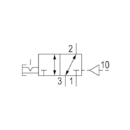 Elektrozawór CD07-3/2NC-PN-BU-M014-M014-S (5634469310) - Aventics