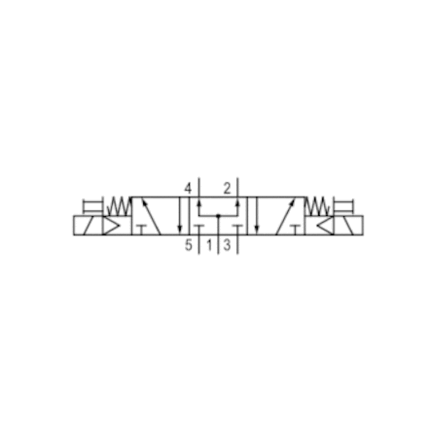 Zawór ISO 5599-1 V581-5/3PC-024DC-I4-2CNF-HUX-AA-X-C-T0 (5814790190) - Aventics