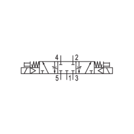 Zawór ISO 5599-1 V581-5/3CC-024DC-I2-2CNF-HUX-AA-X-C-T1 (5812491190) - Aventics