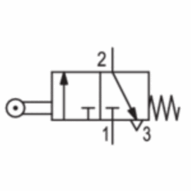 Zawór mechaniczny VVAP-3/2NC-ROL (0820402102) - Aventics