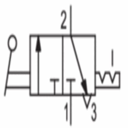 Zawór mechaniczny VVAP-3/2NC-LEV (0820402105) - Aventics