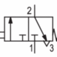 Zawór mechaniczny VVAP-G1/8-3/2NC-PAN (R450055452) - Aventics