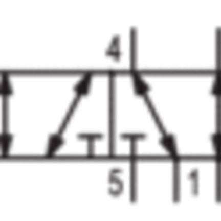 Zawór rozdzielający 5/2 WV 1/8 stal; (0820403010) - Aventics