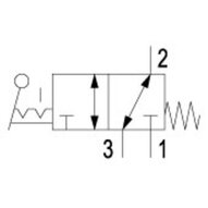 Elektrozawór CD07-3/2NC-SR-RLD-G014-G014-S (5634450100) - Aventics