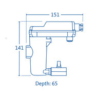 Wskaźnik kondensatu BEKOMAT 12KW, 230 VAC - BEKO