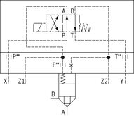 Pokrywa zaworu logicznego LFA100WEMB-6X/ (R901411170) - Bosch-Rexroth