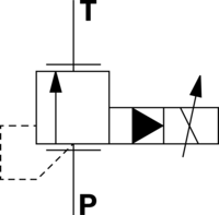 Zawór ciśnieniowy proporcjonalny KBVSH3AA/LCG12K4V (R901244063) - Bosch-Rexroth
