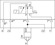 Pokrywa zaworu logicznego LFA63WECA-7X/ (R900247696) - Bosch-Rexroth