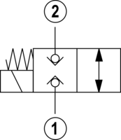 Zawór kierunkowy gniazdowy (grzybkowy) KSDER1NB/HN11V (R901151293) - Bosch-Rexroth