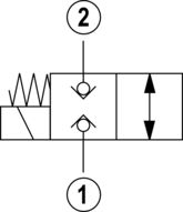 Zawór kierunkowy gniazdowy (grzybkowy) KSDER1NB/HN11V (R901151293) - Bosch-Rexroth